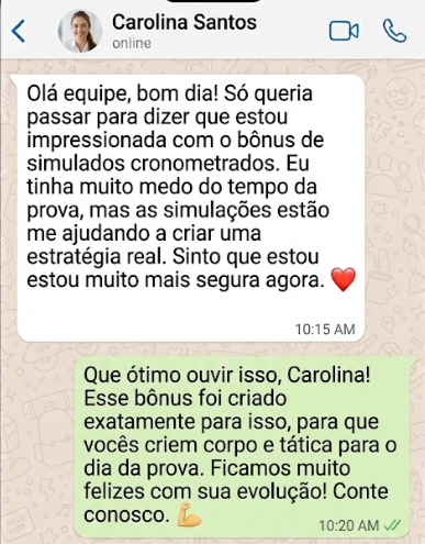 Depoimento de Carolina Santos